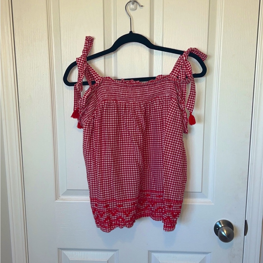 Gingham Tank Top
